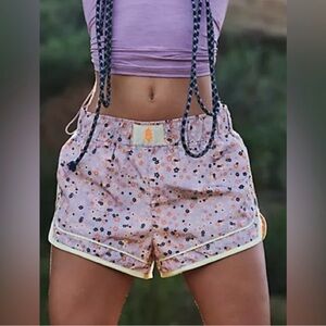 FP Movement by Free People Varsity Blues Floral Athletic Shorts